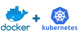 Docker and Kubernetes Logos